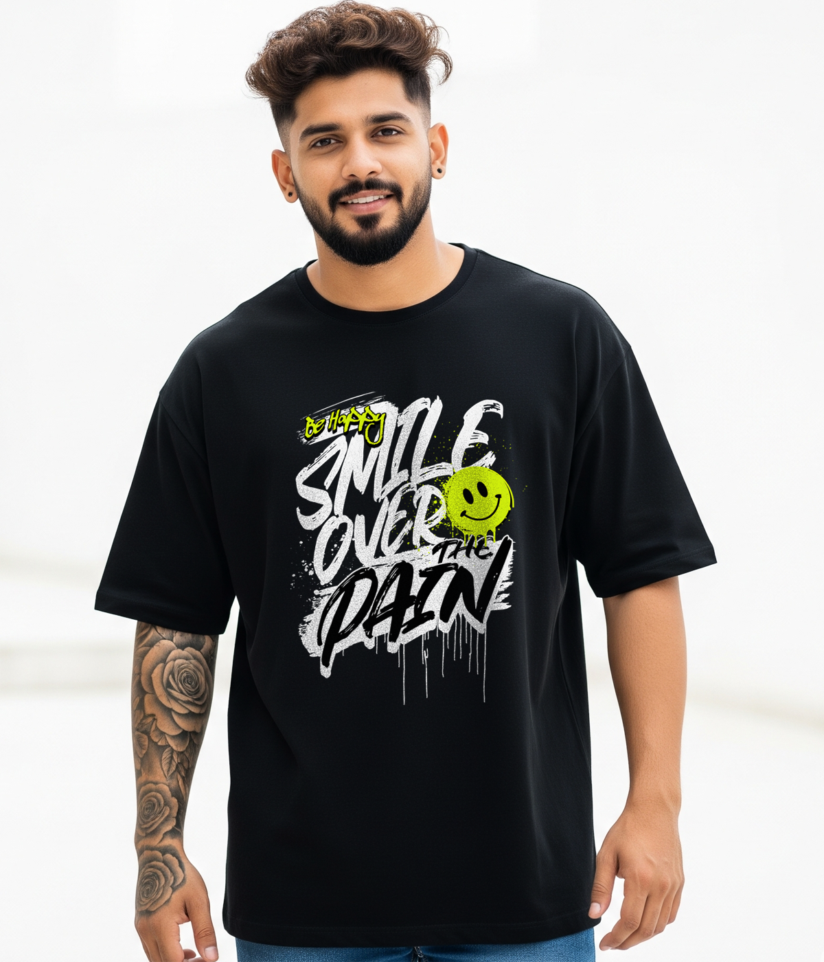 Smile Over The Pain – Oversized Unisex Classic T-Shirt