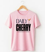 Daily Cherry Classic Crew Graphic T-Shirt